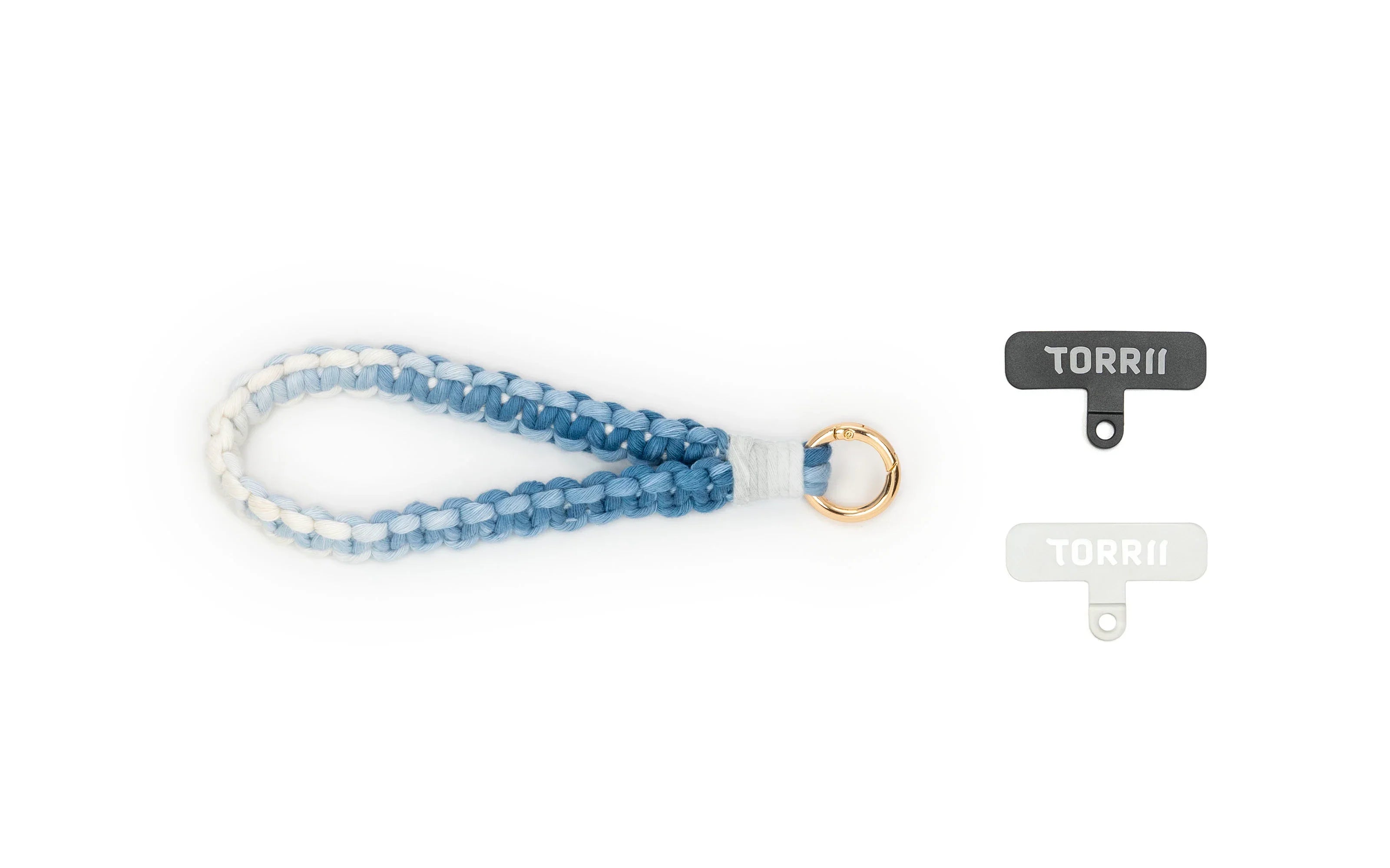 Torrii Knotty Braided Wrist Strap – Blue - Tashqila Torrii Knotty Braided Wrist Strap – Blue - Tashqila
